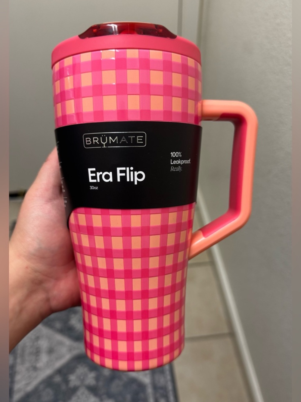 BrüMate 30oz Era Flip “PEACH GINGHAM”